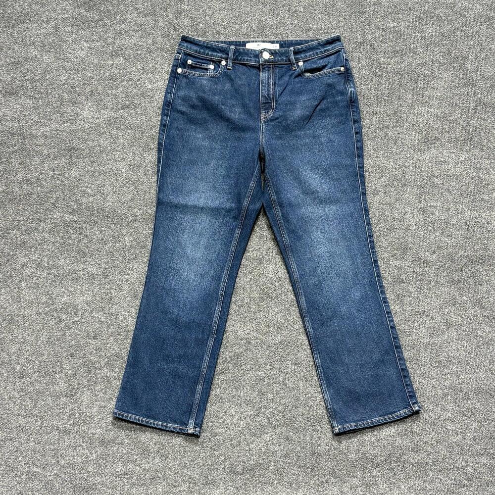 Vineyard Vines Audrey Jeans Womens 29 Blue Medium Wash Mid Rise Straight Stretch